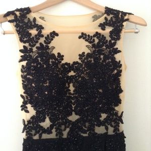 Black/Nude Formal Dress - Beyond - 2R